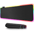 Miniatyrbillede 1 af 7: Gaming Mousepad med LED-lys - RGB - Vælg Størrelse - Sort - 14 Tilstande - Tyk Anti-slip 250*300*4MM