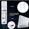 Miniatyrbilde 3 av 3: For Nintendo Wii Remote Trådløs Kontroller white Left