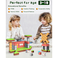 Miniatyrbild 9 av 9: Magnetiska Byggklossar - Bygg Min Magnetvärld Magisk Portal Set Sinnestimulerande Uteleksaker för Pojkar och Flickor 3+ ÅR, Kreativ Lek för Barn 63pcs cubes + 2 doll
