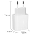 Miniatyrbillede 3 af 5: Oplader til Apple - Hurtigoplader 20W, Apple-stik, Adapter + 2m Kabel Hvid, Flere Størrelser Tilgængelige (Flere kombinationer tilgængelige) Apple interface 2pc