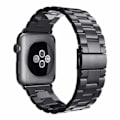 Miniatyrbillede 4 af 11: Apple Watch 38/40/41 Link Armbånd Metal Sort Sort