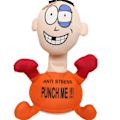Miniatyrbillede 1 af 6: Sjov slå mig skrig dukke, interaktivt legetøj, ventil skrig dukke til at blive slået og modstå slag orange color