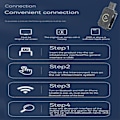 Miniatyrbillede 5 af 5: Trådløs CarPlay Adapter 2024 Opgraderet, Trådløs CarPlay Dongle, Konverterer Kablet CarPlay til Trådløs, Plug and Play CarPlay Trådløs Adapter Guld Gold