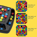 Miniatyrbillede 3 af 7: Eliminationsbrætspil, regnbuekugle-eliminationsbrætspil, logisk tænkning, matchende interaktivt pædagogisk legetøj.
