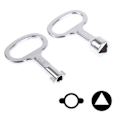 Miniatyrbilde 2 av 5: 2 stk panelnøkkel Universal Triangle/Socket Elektrisk skap