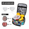 Miniatyrbild 3 av 3: Pojkars Flickors Stitch Lunchbox Bärbar Isolerad Lunchväska Återanvändbar Isolerad Lunchbox Måltidsväska Skola Vandring Picknick LB1