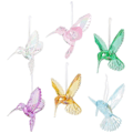 Pikkukuva 2 / 2: 6 kpl Hummingbird-koriste Hummingbird-riipus Koristeellinen Hummingbird-koriste