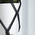 Miniatyrbild 4 av 5: 2 st Macrame växt hängare hängande planter korg, stil 4