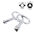 Miniatyrbilde 1 av 5: 2 stk panelnøkkel Universal Triangle/Socket Elektrisk skap
