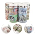 Pikkukuva 1 / 10: Washi-teippisarja koristeluun, koristeluun, leikekirjaan, DIY-muistikirjaan