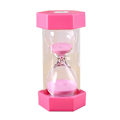 Miniatyrbild 1 av 6: Sandtimer 3/5/10/20/30/60 minuter kökstimer barnspel leksaker, prydnader, högkvalitativ anti-fall sandtimer pink 10 minutes