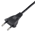 Miniatyrbilde 2 av 3: Strømkabel 2-pinners IEC C7/CEE 7/16 Euro-plugg 3,0 m