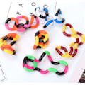 Miniatyrbild 4 av 4: 2-pack Tangle Twist Fidget-leksak / Sensorisk leksak flerfärgad
