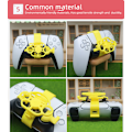 Miniatyrbillede 5 af 6: Spil Racer Rat Mini Rat Styring Tilbehør til PS5 Controller, Simuleringskørsel Simulator PS5 yellow