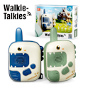 Miniatyrbillede 1 af 9: Børne-walkie-talkie med lang rækkevidde, trådløs transmission, pager, udendørs samtale, tegneserielegetøj med snor Dinosaur