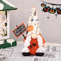 Miniatyrbilde 4 av 5: Gnome Dukker Happy  Ansiktsløs Dverg Plysjdukke Håndlaget  Gonk Bordpynt for