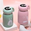 Miniatyrbilde 2 av 5: Vannflaske Termokopp 304 Rustfritt Stål Vannflaske Temperatur LED-Display (Kapasitet: 320ML, Farge: Rosa)