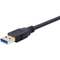 Miniatyrbild 2 av 5: USB 3.0-kabel för Western Digital/WD/Seagate/Clickfree/Toshiba/Samsung bärbar hårddisk - USB 3.0 A/Micro-B-kabel 1m/1.5m/3m black 1M