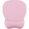 Miniatyrbillede 1 af 6: Ergonomisk musemåtte med håndledsstøtte i memory-skum, behagelig computer musemåtte til bærbar computer, smertelindrende håndledsstøtte Pure Pink