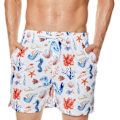 Miniatyrbillede 1 af 5: Badebukser til mænd, hurtigtørrende badebukser, strandshorts til mænd, sommer afslappede badebukser, badetøj med mesh-for og lynlåslommer