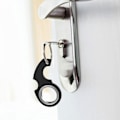 Miniatyrbillede 4 af 5: Spinner Legetøj Fidget Nøglering Hånd Stress Lindrer Anti-angst Nøgle Relief Kæder Black