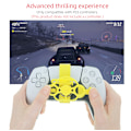 Miniatyrbilde 6 av 6: Spillracing-ratt Mini Rattsjåførtilbehør for PS5-kontroller, Simulering av kjøring Simulator PS5 red