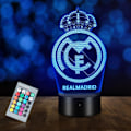 Miniatyrbilde 1 av 6: Madrid nattlys, Madrid 3D LED fotball nattlys, 16 farger med fjernkontroll, gave til barn, jenter, gutter, jul, bursdag