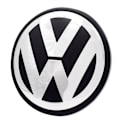 Miniatyrbillede 2 af 6: 4-pak - Volkswagen VW Center Caps / Hjulnavkapsler - Bil Sølv 65mm - Selvklæbende 65 mm - Självhäftande