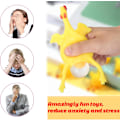 Miniatyrbillede 7 af 9: Æglæggende høns, kreativt legetøj, practical jokes, klem æglæggende høns, udluftnings kylling nøgleringe, udluftning, stress relief, tricks