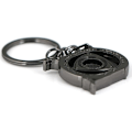 Miniatyrbillede 2 af 4: Spinning Rotor Nøglering Kreativ Bil Fans Autodele Model Wankel Rotationsmotor Nøglering Nøglering Kæde Nøglering Nøgleholder. Gun Black