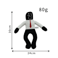Miniatyrbild 1 av 3: Skibidi Toalett Plyschleksaker, Högkvalitativ Kort Plysch, PP Bomullsfyllning, Mjuk Plysch Animering, Toalettman Spoof Plyschleksaker Broadcaster