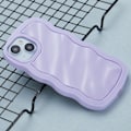 Pikkukuva 3 / 6: iPhone 15 Puhelinkotelo Aaltoileva Kuvio Violetti