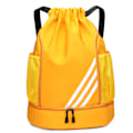 Miniatyrbild 1 av 9: Dragkedjor, Vattentät Badväska För Barn Vuxna, Stor Dragkedja Gymväska, Sport Dragkedja Gym Ryggsäck, Unisex PE Väska Med Skofack yellow