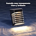 Miniatyrbilde 4 av 7: Solcellelamper utendørs, 4-pakning 2 moduser IP66 vanntette solcellelamper utendørs dekorative lamper
