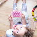 Miniatyrbillede 5 af 5: Pop It Spil - Pop It Pro Light Up Spil Quick Push Fidget-spil Pink Rabbit pink