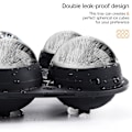 Miniatyrbillede 3 af 5: Isform til store runde isterninger på 6,5 cm, dobbelt lækagesikkert design med trykring