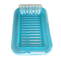 Miniatyrbild 4 av 7: YATOUT Joy Stor Uppblåsbar Flytande Solstol för Pool, Solsäng, Uppblåsbar Solmadrass, Kan Användas Utomhus, Trädgård, Bakgård Transparent blue