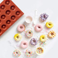 Pikkukuva 8 / 8: 2 kpl silikonidonutssi-muottisarjaa, tarttumattomat lämmönkestävät pannut (8 onteloa ja 18 onteloa)