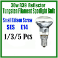 Miniatyrbilde 3 av 5: Lava Lampe Erstatnings Pære E14 R39 30W Spotlight Skru Inn Lys Pære Klar Reflektor Spot Lyspærer La [dB} Transparent