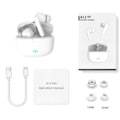 Miniatyrbilde 2 av 11: Helt Trådløse Pro TWS Bluetooth Stereo In-Ear Hodetelefoner USB-C Rosa