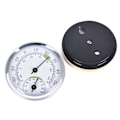 Miniatyrbild 3 av 5: Analog inomhus hygrometer temperaturmätare hygrometer silver Silver