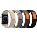 Miniatyrbild 1 av 9: Armband Trail-Band Apple Watch 42mm/44mm/45mm/49mm - Hållbar & Komfort Svart / Orange Black / Orange