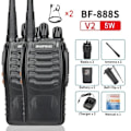 Pikkukuva 2 / 8: 2 kpl BaoFeng BF 888 S V2 UHF Radiopuhelin / Walkie Talkie Sisäänrakennettu LED-taskulamppu