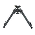 Miniatyrbild 1 av 5: Aluminiumlegering V9 Stödben i ett stycke Justerbart Bipod Stativfäste Svart