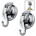 Stark spårlös toalett sugkoppskrok (2st, silver)