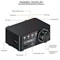 Miniatyrbillede 5 af 5: 100W HiFi Forstærker Klasse Bluetooth 5.0 Lille Digital Effektforstærker Understøtter U Disk SD Kort RCA Lydindgang