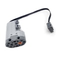 Miniatyrbilde 1 av 5: Tekniske Deler Motor Byggekloss Motor Servo Motor 88004 for Power Functions Elektrisk Montering Byggekloss Leke Fotofarge grey