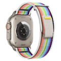 Miniatyrbilde 1 av 7: Rem for Apple Watch 44mm 40mm 45mm 41mm 42 44 45mm Sport Armbånd iwatch Ultra 2 49mm Series 9 8 View 7 6 5 4 3 Gul Beige 02 49mm 45mm 44mm 42mm White rainbow 08 41mm 40mm 38mm
