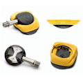 Miniatyrbild 4 av 5: 2 st/set klosspedalöverdrag snabbkoppling enkel att installera halkfri plast lätt action klossöverdrag för speedplay zero aero