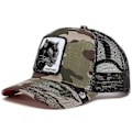 Miniatyrbillede 2 af 2: Voksen Sort Panther Mesh Cap Sommer Baseball Cap Trucker Cap W-WELLNGS Camouflage Panther Camouflage Panther Camouflage panther